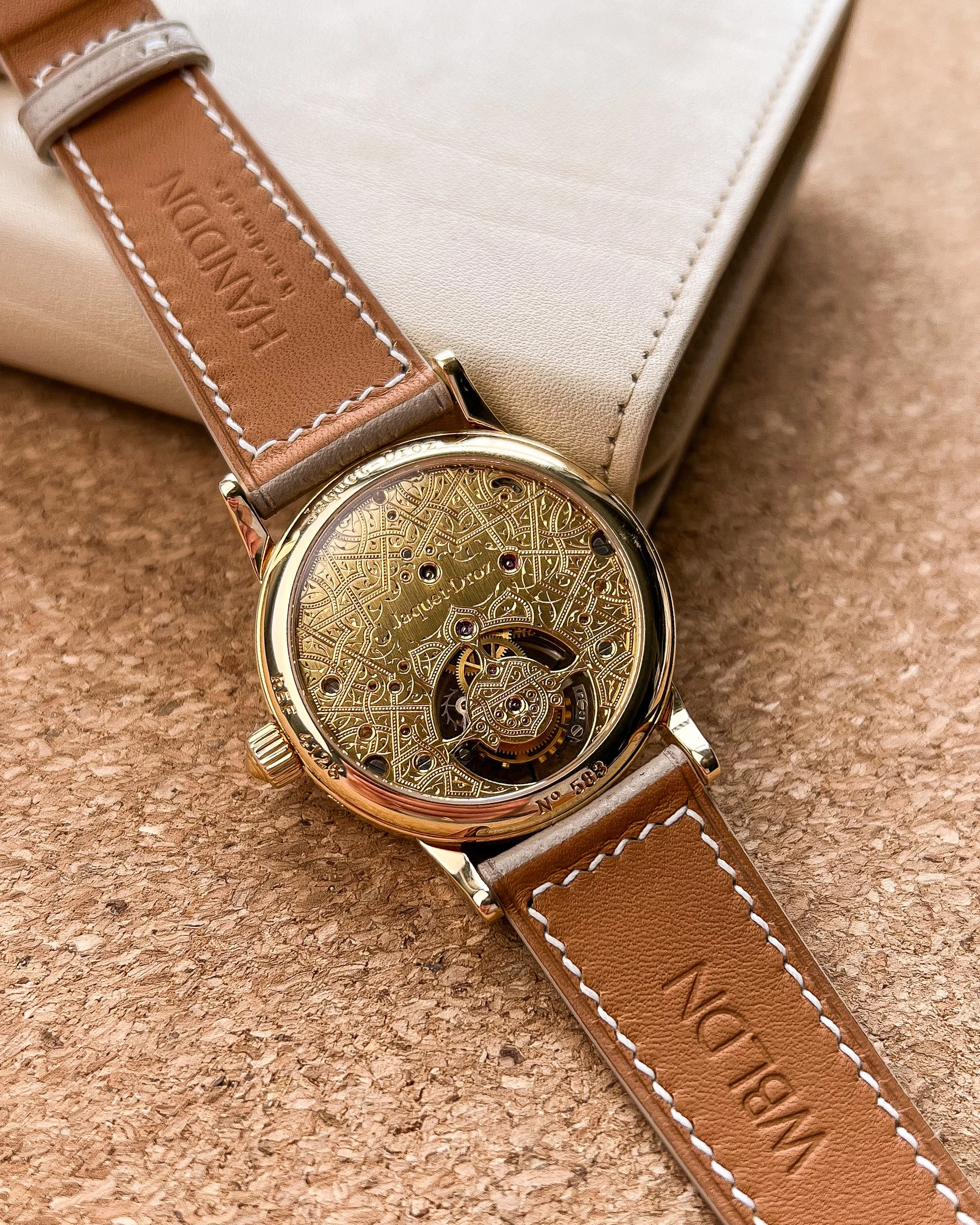 Circa Late 1990's Jaquet-Droz 4125 Tourbillon Day Date — Watch